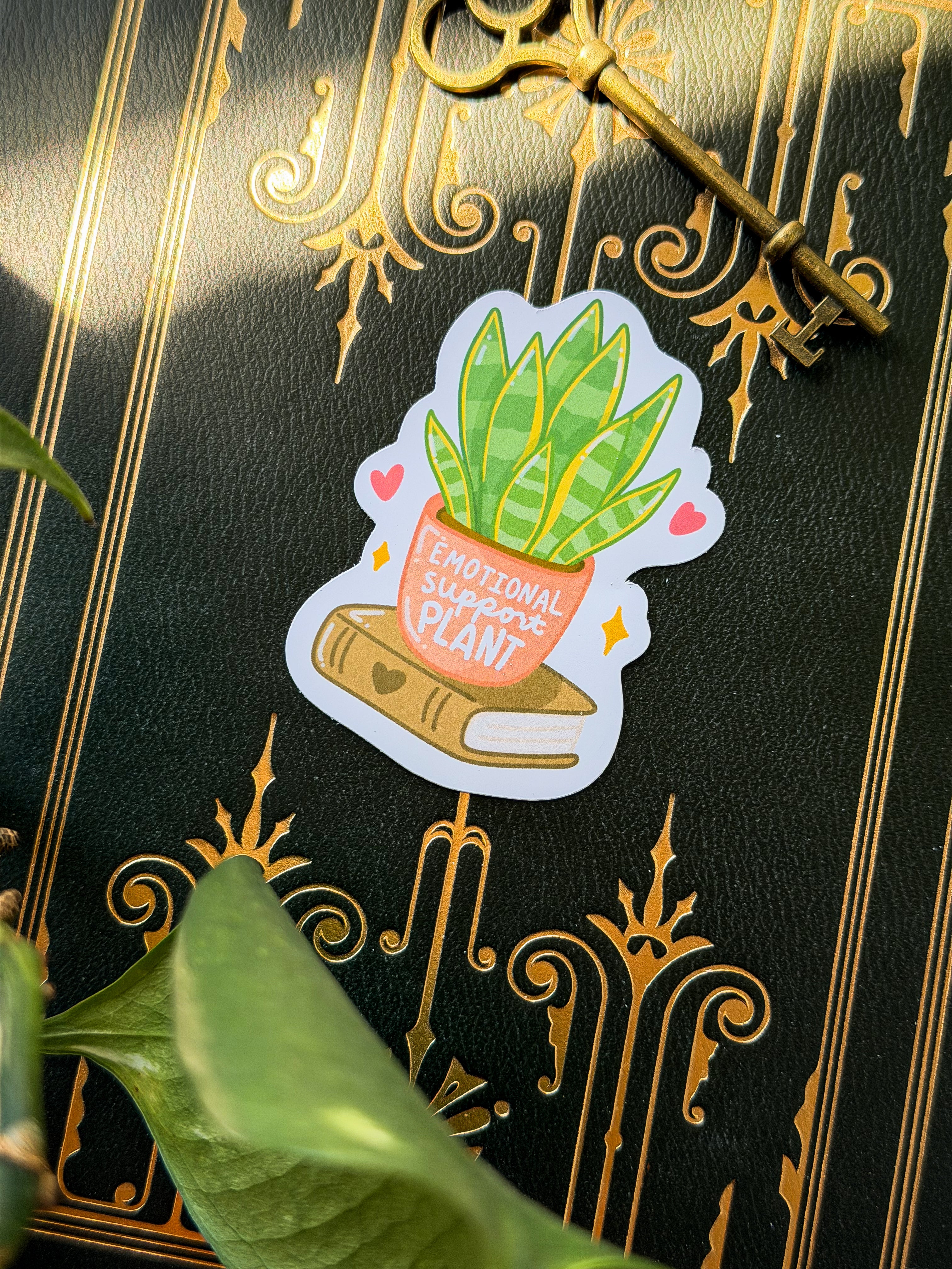 Emotional Support Plant Sticker