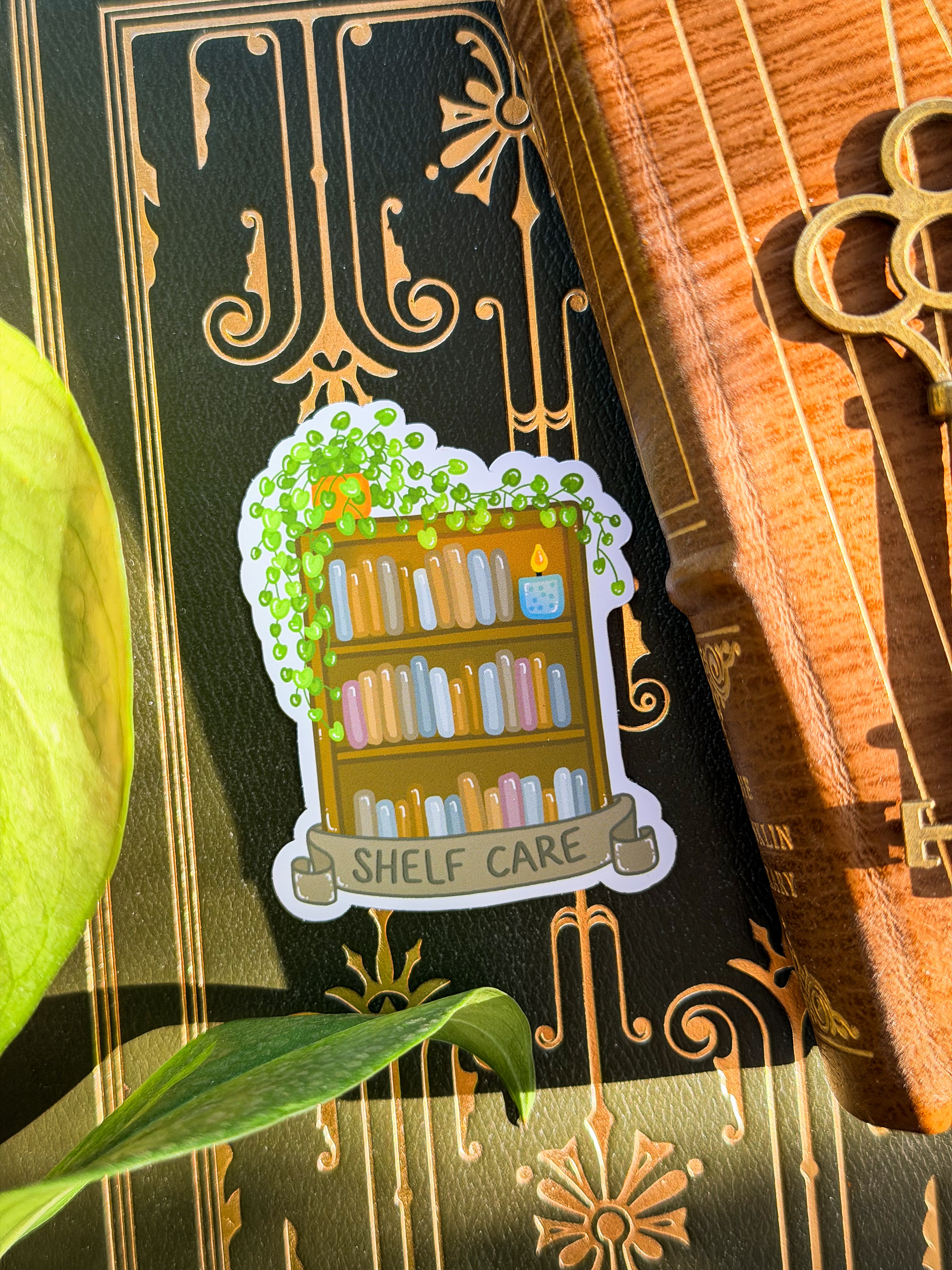 Shelf Care Bookcase Sticker