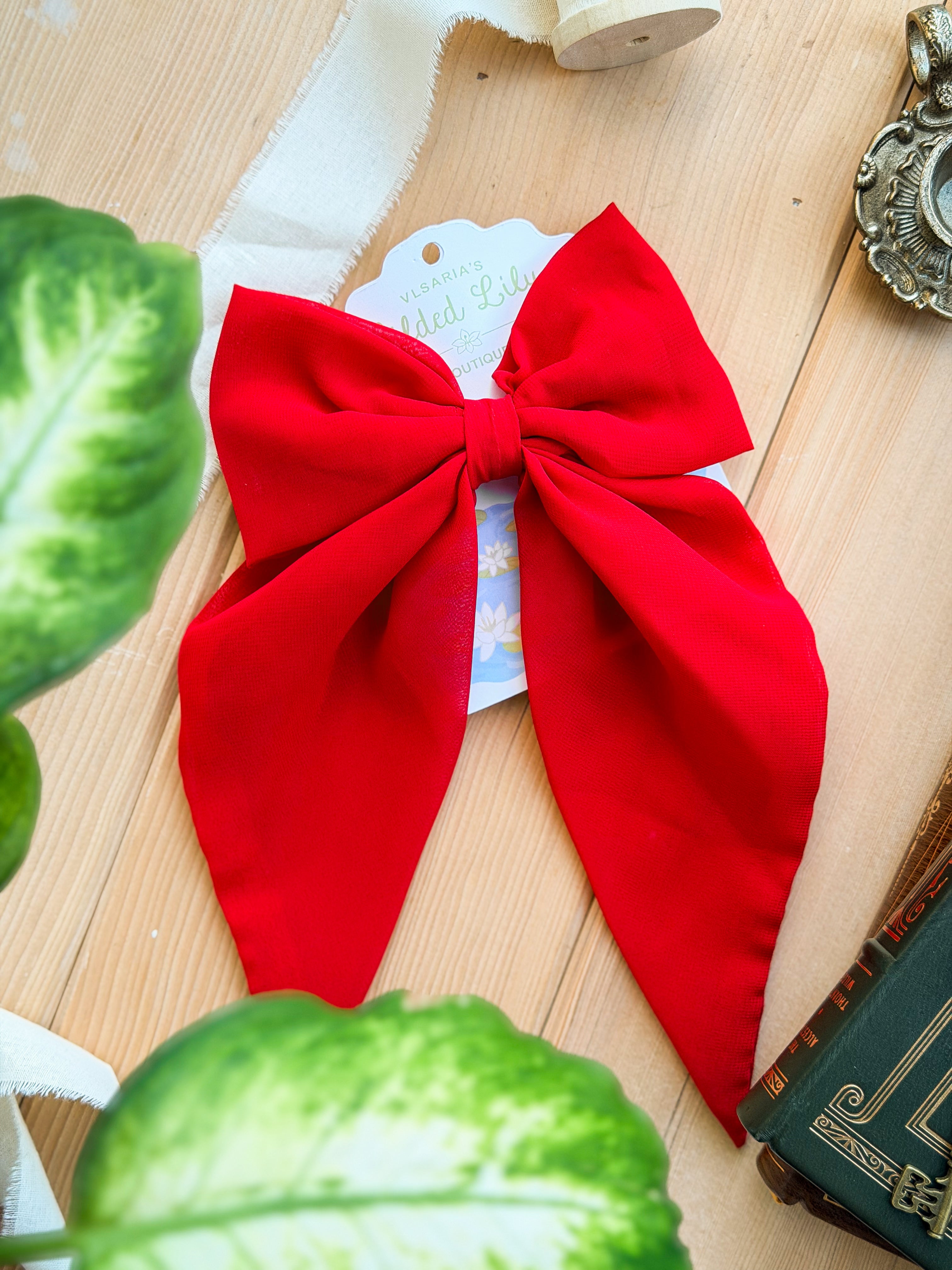 Scarlet Romance Hair Bow